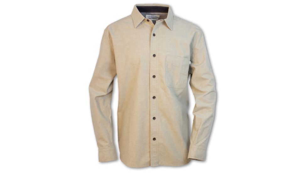 Purnell Chamois Button-Up - Mens, Khaki, L, 10104568-KHAKI-L