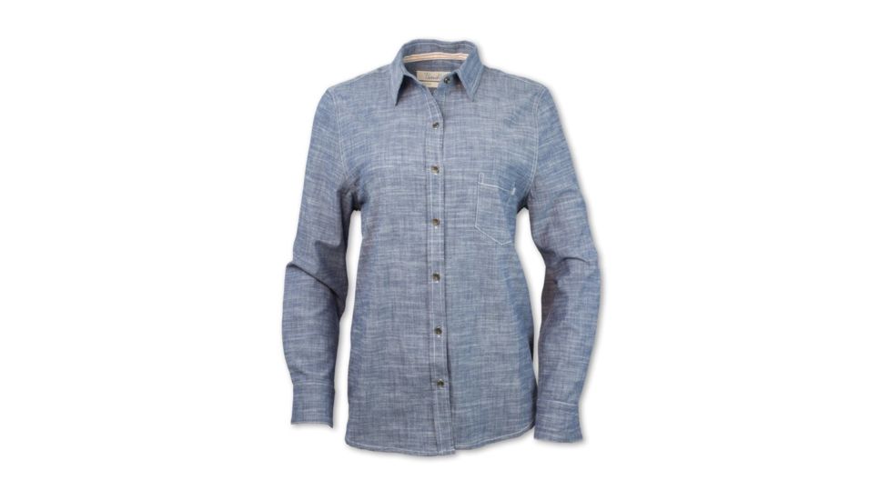 Purnell Classic Chambray Shirt - Womens, Indigo, Medium, 10204523-444-M
