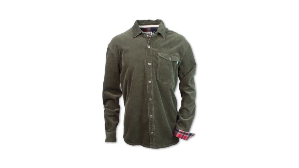 Purnell Corduroy Shirt Jacket - Mens, Olive, Medium, 10104638-312-M