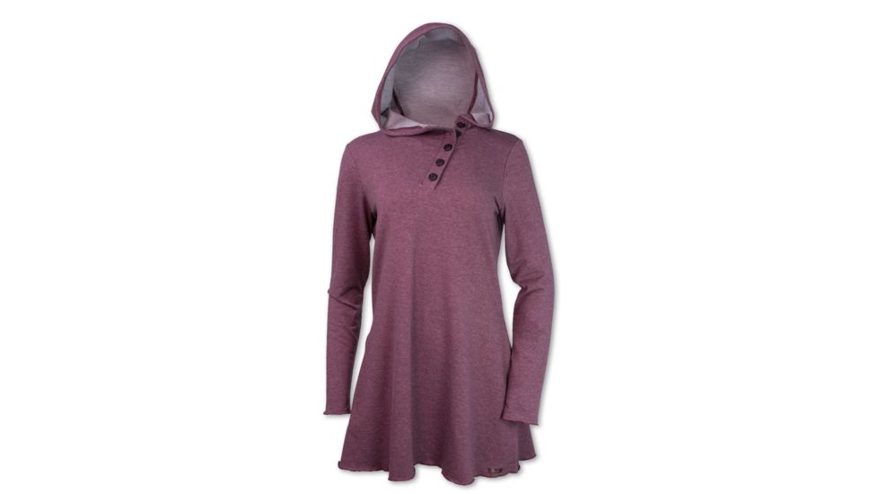 Purnell French Terry Tunic - Womens, Maroon, Large, 10203589-501-L