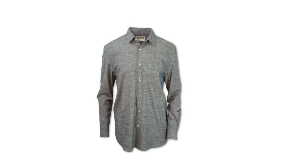 Purnell Indigo Chambray Shirt - Mens, Indigo, Medium, 314003-444-M