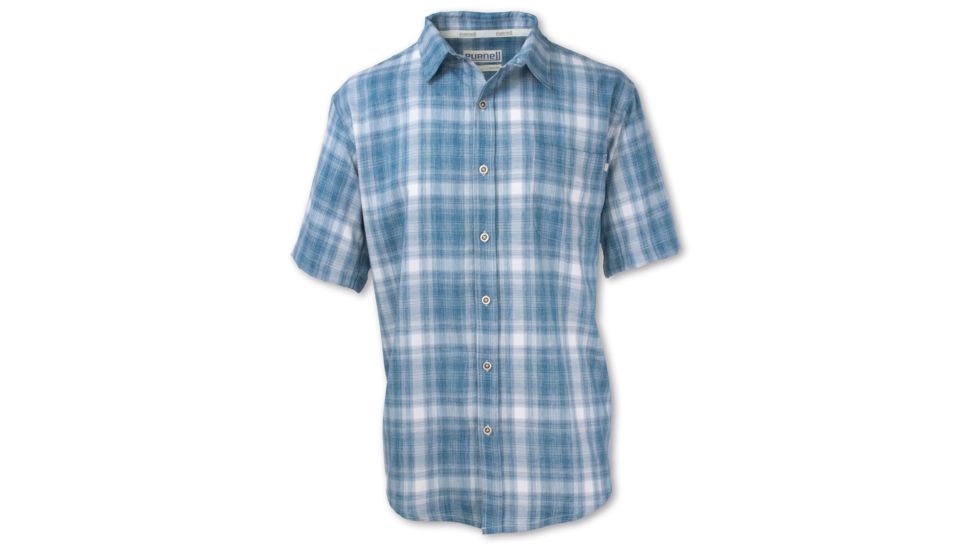 Purnell Provence Quick Dry Plaid - Mens, Teal, Large, 10104629-340-L