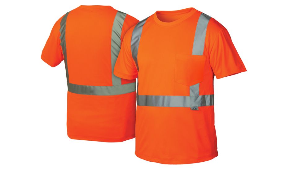 Lumen X Hi-Vis T-Shirt, Orange, Medium