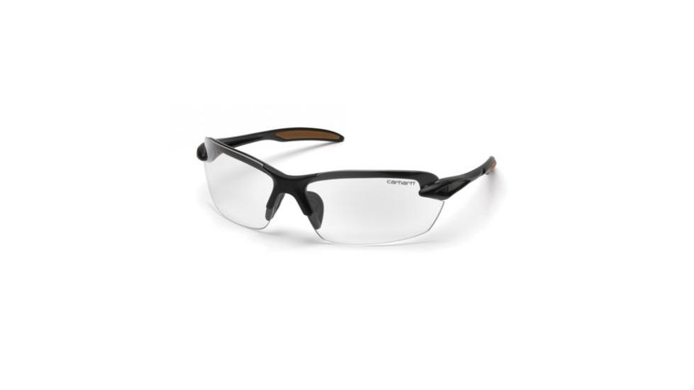 Pyramex Spokane Safety Glasses, Clear Lens w/ Black Frame CHB310D