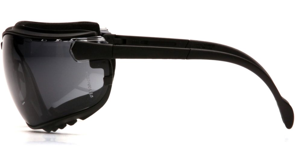 Pyramex V2G Safety Glasses w/Gray H2MAX Anti-Fog Lens, Black, GB1820STM