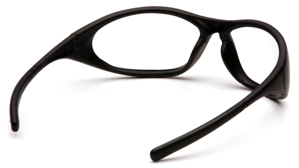 Pyramex Zone II Safety Eyewear - Clear Lens, Matte Black Frame SB3310E