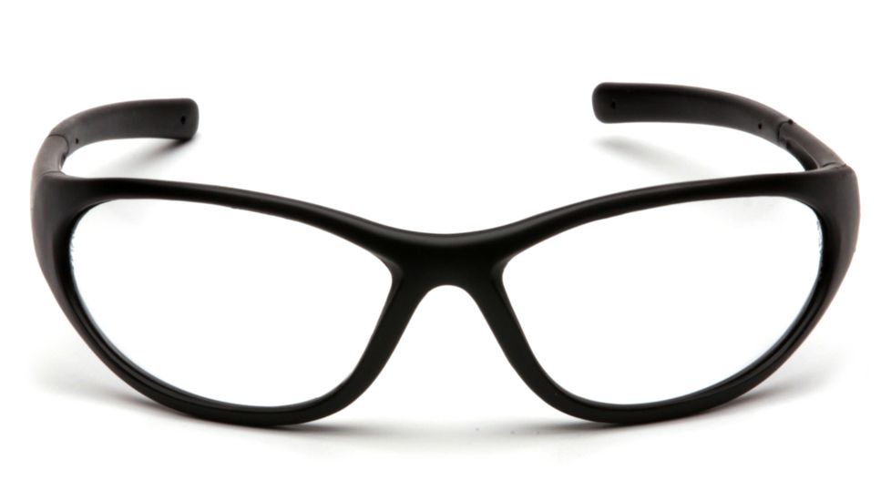 Pyramex Zone II Safety Eyewear - Clear Lens, Matte Black Frame SB3310E