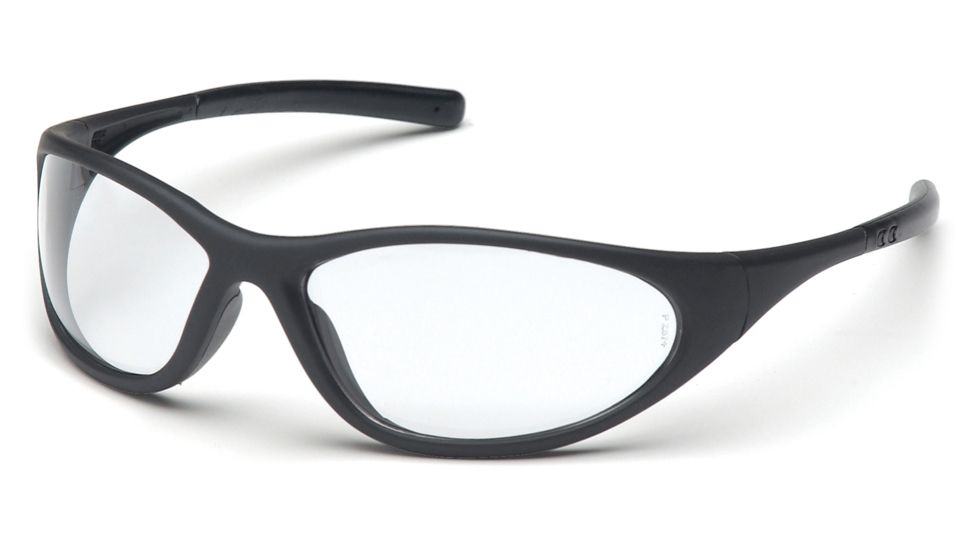 Pyramex Zone II Safety Eyewear - Clear Lens, Matte Black Frame SB3310E