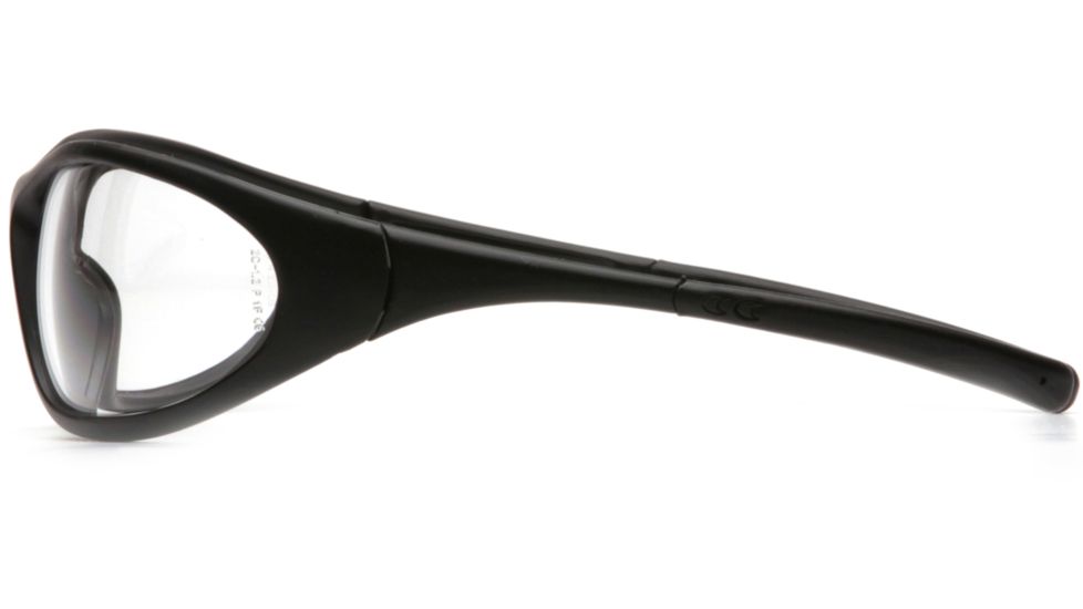 Pyramex Zone II Safety Eyewear - Clear Lens, Matte Black Frame SB3310E