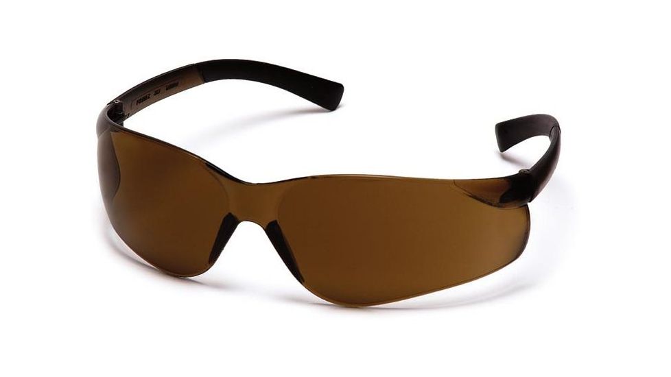 Pyramex Ztek Safety Glasses - Coffee Lens, Coffee Frame S2515S