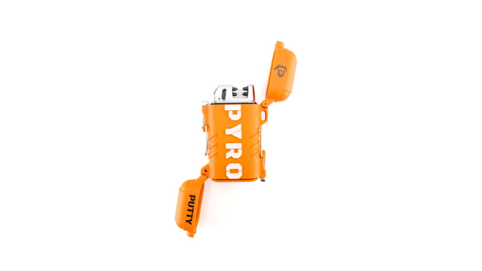 Pyro Putty Elite Dual Arch Rechargeable Lighter, Blaze Orange, PPARC2