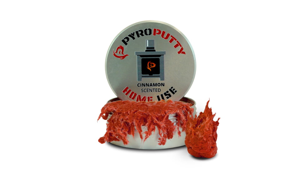 Pyro Putty Home Use Is An In-Home Fire Starter w/ Cinnamon scent, Maroon, 2oz, PP2OZH