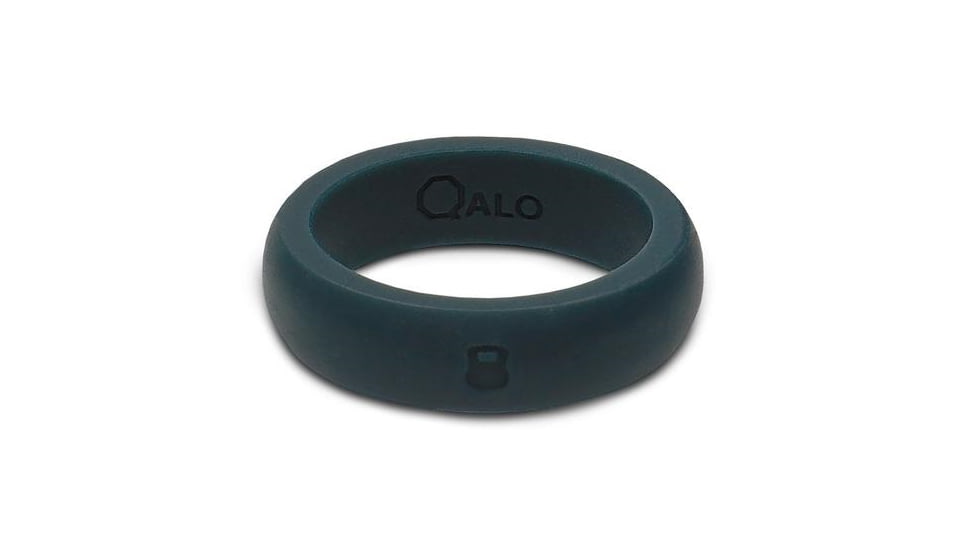 QALO Womens Silicone Ring, Slate Gray