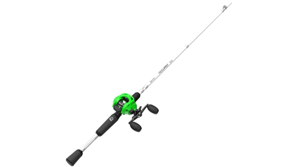Quantum Accurist MH Baitcast Rod and Reel Combo, 7ft 0in, Medium-Heavy, Fast, 1, 7.0-1, 8+1, Right Hand, Green, ATGR100H706FA.NS2