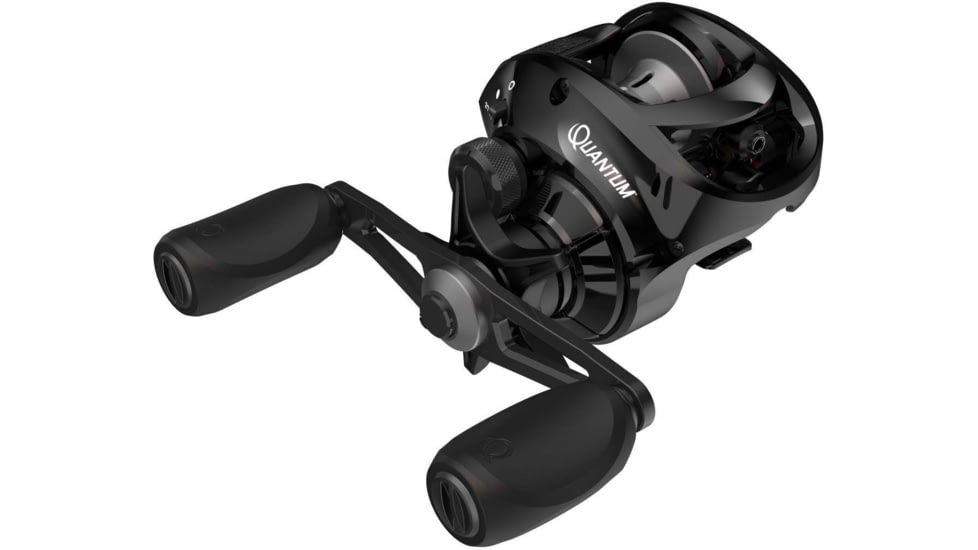 Quantum Accurist Medium-Heavy Baitcast Combo, 110 Size Reel, w/ 1 Piece 7ft IM7 Rod, Black, ATBK100H706FA.NS2