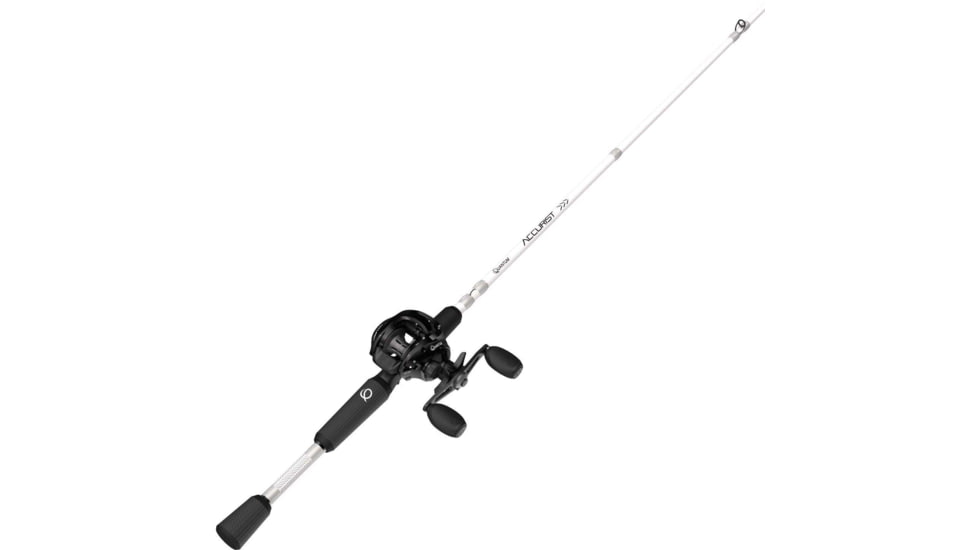Quantum Accurist MH Baitcast Rod and Reel Combo, 7ft 0in, Medium-Heavy, Fast, 1, 7.0-1, 8+1, Right Hand, Black, ATBK100H706FA.NS2