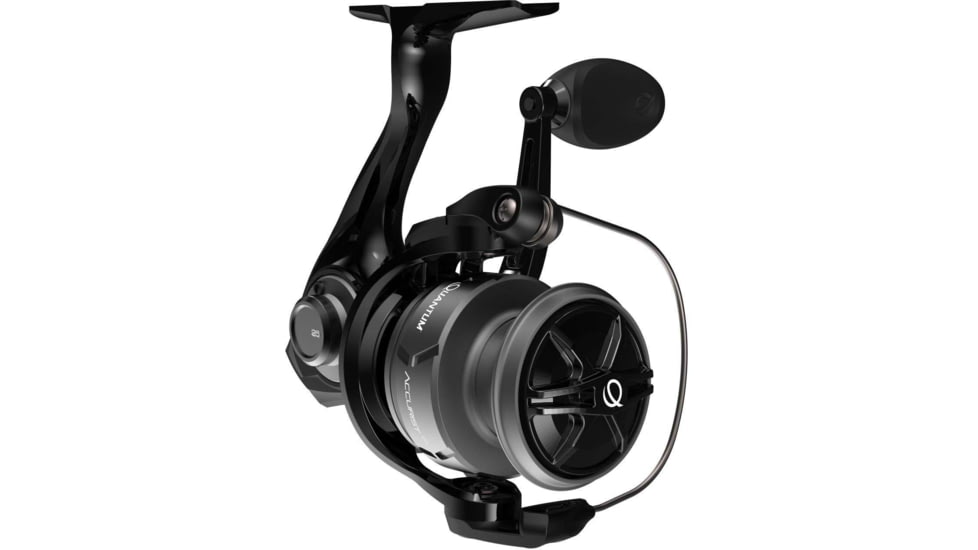 Quantum Accurist Medium-Heavy Spinning Combo, 30 Size Reel, 150/10 Cap, w/2 Piece Rod, Black, 7ft, ATBK307052FA.NS2
