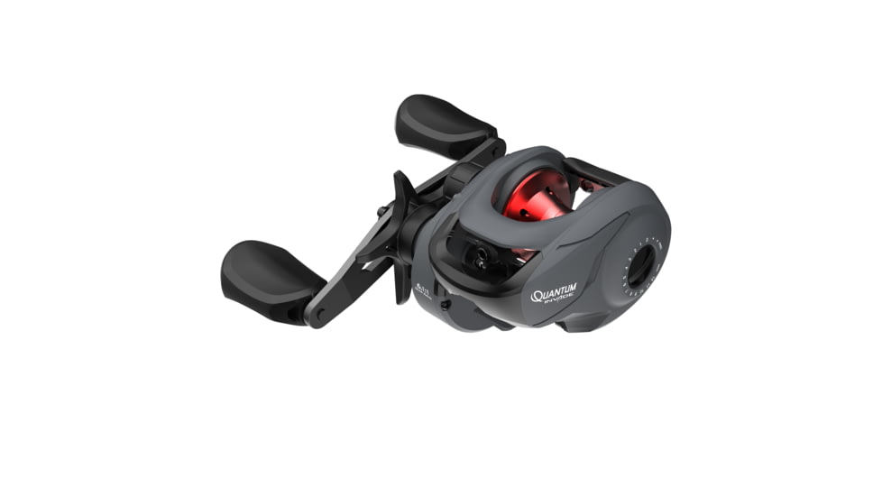 Quantum Invade Baitcast Reel, 6.1-1, 4+1, Left Hand, Dark Gray, INV101S.BX3