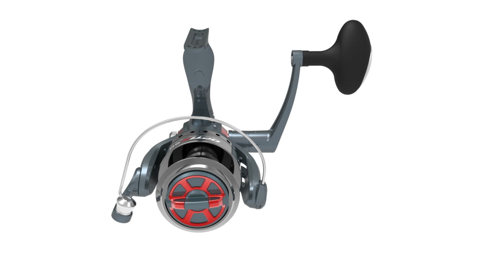 Quantum Optix Spinning Reel, 5.2-1, 3+1, Ambidextrous, Size 30, Silver, OP30D.BX3