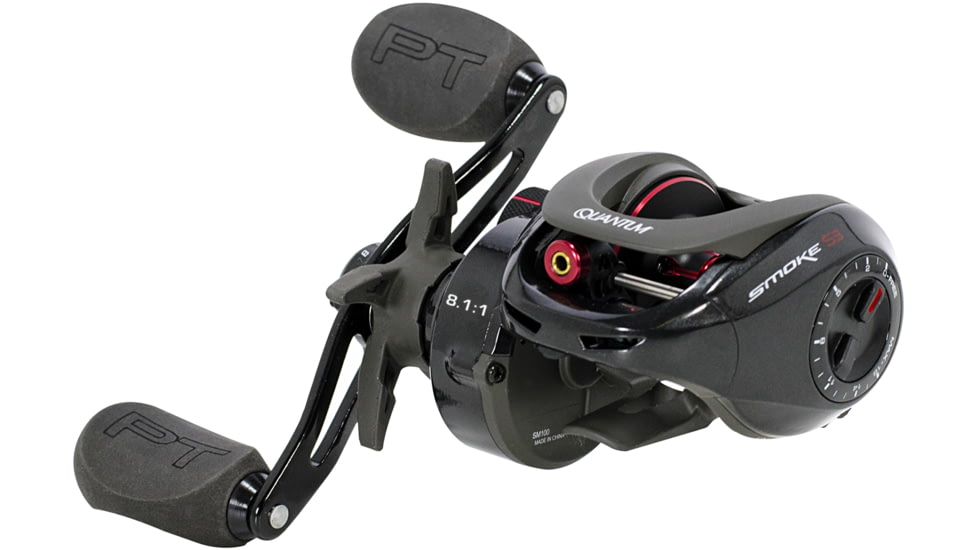 Lew's American Hero Baitcast Reel, 4+1 Bearings, 7.5-1 Ratio, 1-PC Graphite Frame, Speed Gears, Speed Lube, Magnetic Control System, Rulon Drag, RH Retrieve, Gray/Black/Blue, AH1SHG2