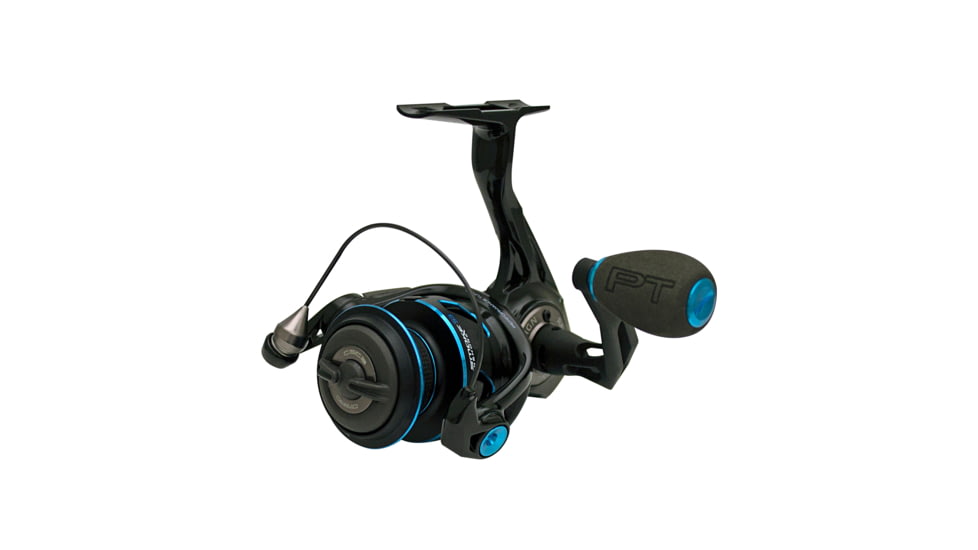 Quantum Smoke Saltwater Spinning Reel, 6.0-1, 11+1, Ambidextrous, Size 25, Black, SSM25XPT.BX2