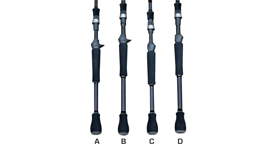 Quantum Smoke Spinning Rod , 7ft 2in, Medium-Light, X-Fast, 1 Pieces, Black, SMS723XF.PB2