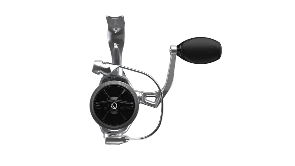 Quantum Throttle Spinning Reel, SZ 10 Reel, Stainless Steel Bail Wire, Dura-Lok Anti-Reverse Clutch, Oversized Non-Slip Handle Knob, 10 + 1 Ball Bearings, 5.2-1 Ratio, Silver, TH10C.BX3