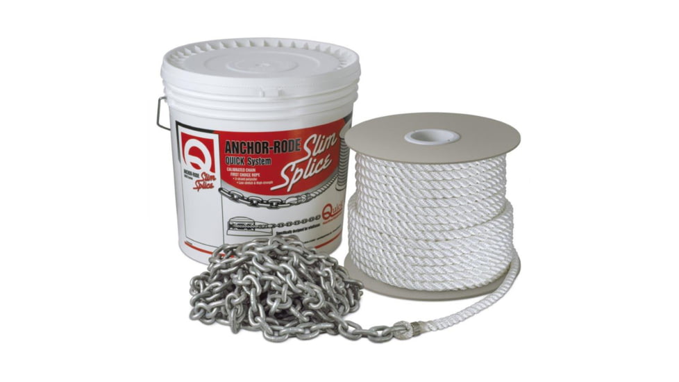 Quick Rode 25' of 8mm Chain and 200' of 9/16" Rope Anchor 50181