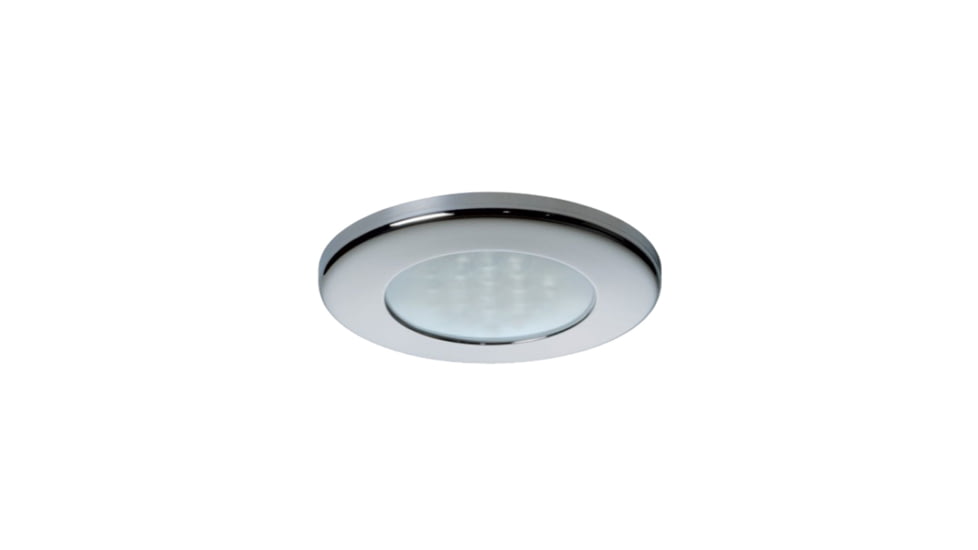 Quick Ted CT Downlight 2W LED Round Light w/Touch Switch / Round Stainless Bezel,  IP40, Spring Mounted, Warm White, FAMP3422X02CA00