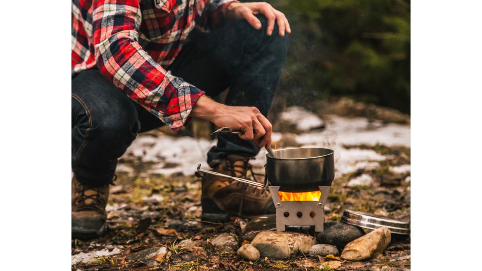QuickStove Emergency and Camp Cook Stove Kit, Natural qs-108