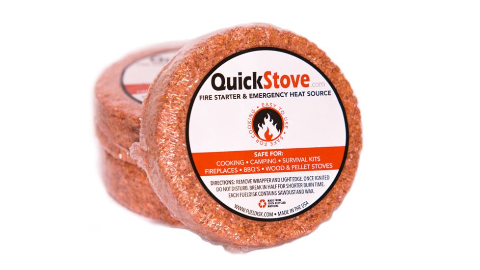 QuickStove Fire Starter / Fuel Disk, Natural qs-102