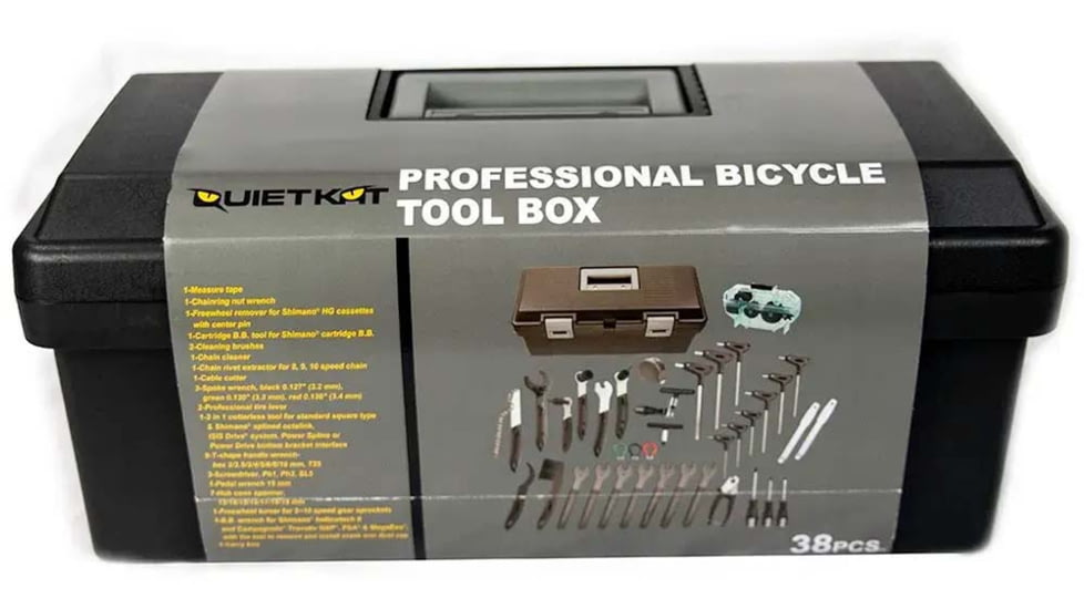 QuietKat Advanced Tool Kit, 38 Pc, Black, FKA-15802