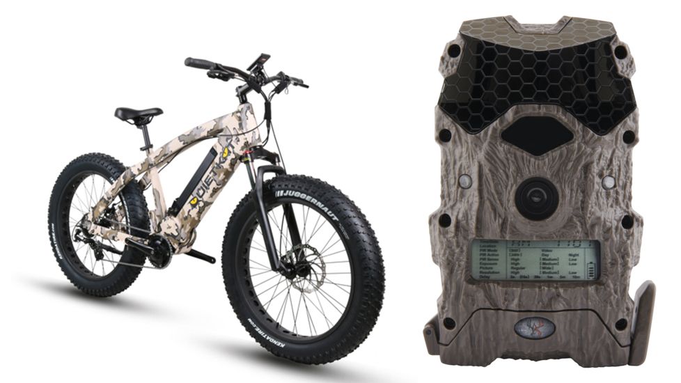 QuietKat Camo Predator 750W Electric Bike w/ Mirage 16 Lightsout Trail Camera