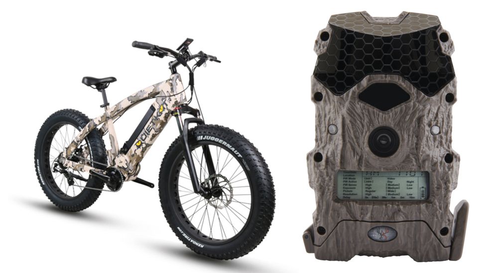 QuietKat Camo Ranger 750W Electric Bike w/ Mirage 16 Lightsout Trail Camera