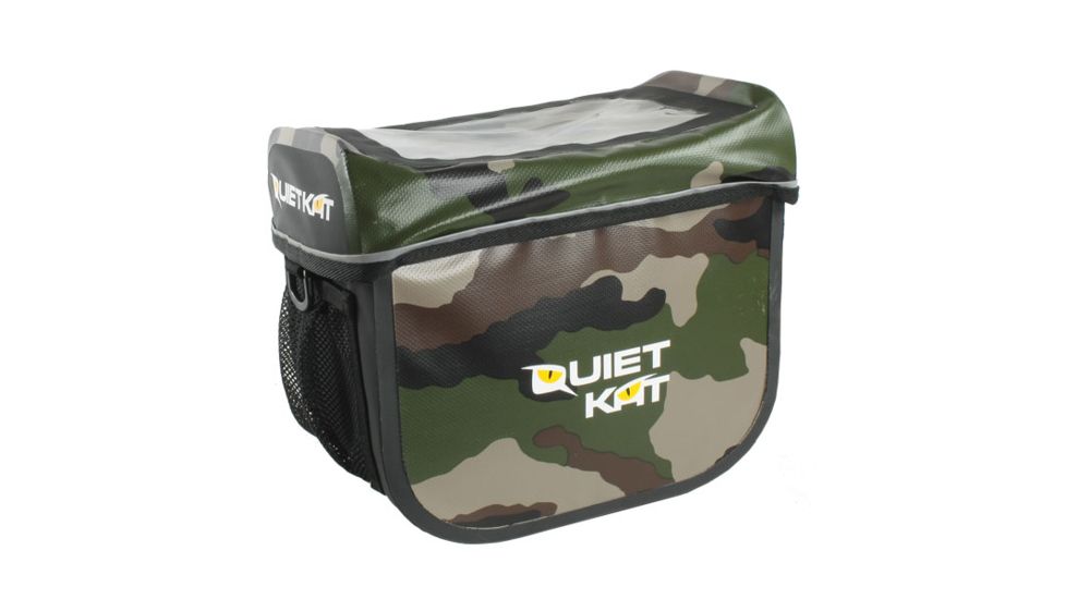 QuietKat Handle Bar Bag For QuietKat Electrik Bike, Camo, One Size Fits Most, 18QKMHBB