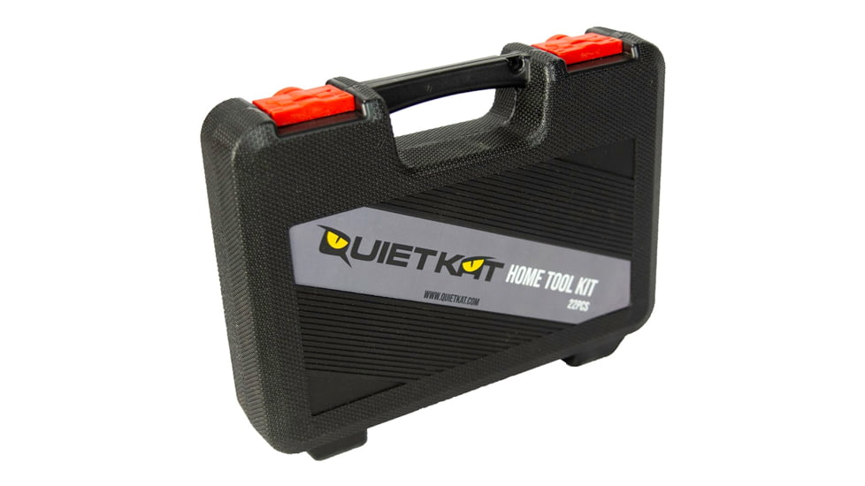 QuietKat Home Tool Kit, 22 Pieces, Black, FKA-15826