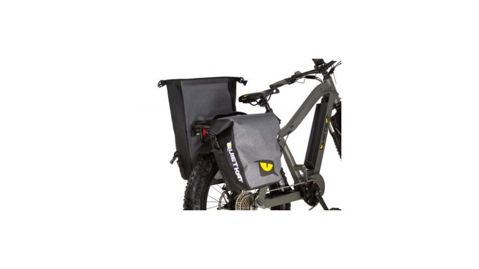 QuietKat Pannier Dry Bags Set for Bike, Black, One Size Fits Most, 18QKDSB