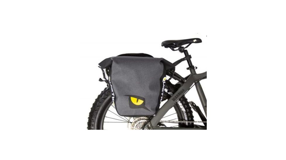 QuietKat Pannier Dry Bags Set for Bike, Black, One Size Fits Most, 18QKDSB