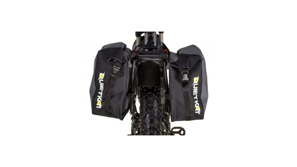 QuietKat Pannier Dry Bags Set for Bike, Black, One Size Fits Most, 18QKDSB