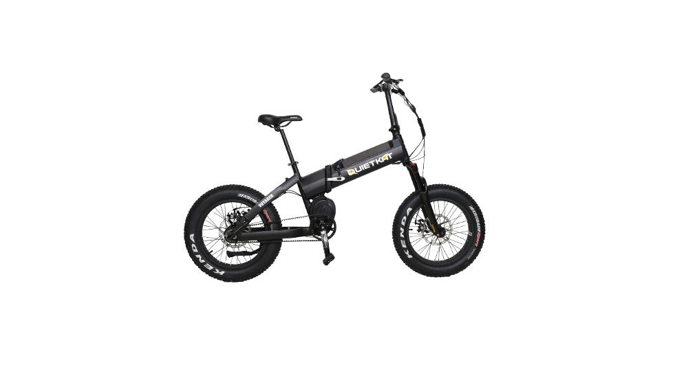 QuietKat Voyager 1000W Electric Bike, Charcoal, Small Frame, 19 F M 1000 B H A H CHR