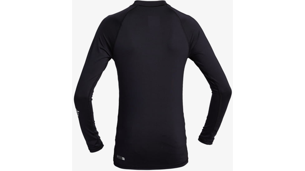 Quiksilver All Time Long Sleeve UPF 50 Rashguard Tee - Boys, Black, Medium/12, EQBWR03128-KVJ0-M/12