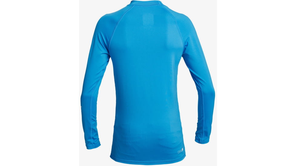 Quiksilver All Time Long Sleeve UPF 50 Rashguard Tee - Boys, Blithe, Large/14, EQBWR03128-BMM0-L/14