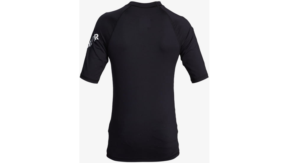 Quiksilver All Time Short Sleeve UPF 50 Rashguard Tee - Boys, Black, Large/14, EQBWR03121-KVJ0-L/14