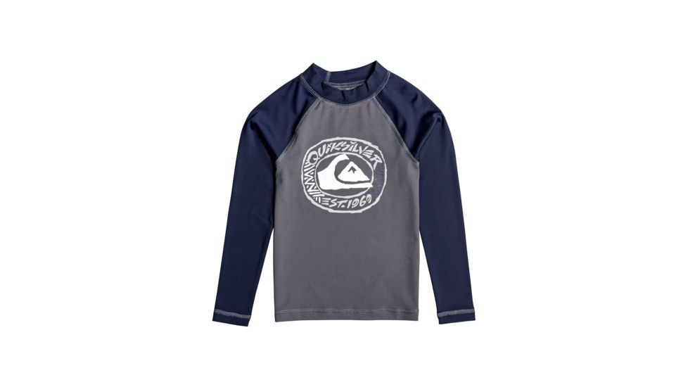 Quiksilver Bubble Dreams Long Sleeve - Boys, Iron Gate, 6, EQKWR03075-KZM0-6