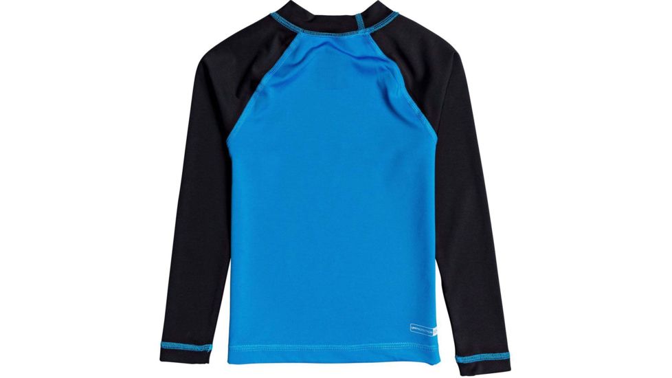 Quiksilver Bubble Dreams Long Sleeve UPF 50 Rashguard Tee - Boys, Blithe, 6, EQKWR03083-BMM0-6