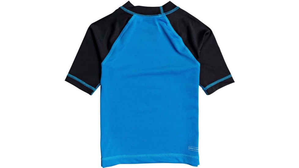 Quiksilver Bubble Dreams Short Sleeve UPF 50 Rashguard Tee - Boys, Blithe, 2, EQKWR03079-BMM0-2
