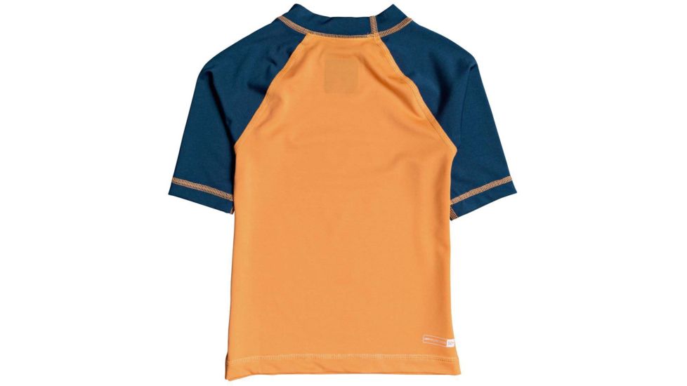 Quiksilver Bubble Dreams Short Sleeve UPF 50 Rashguard Tee - Boys, Nectarine, 2, EQKWR03079-NJG0-2