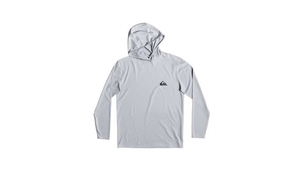 Quiksilver Dredgehooded - Mens, Light Grey Heather, Small, EQYWR03167-SGRH-S