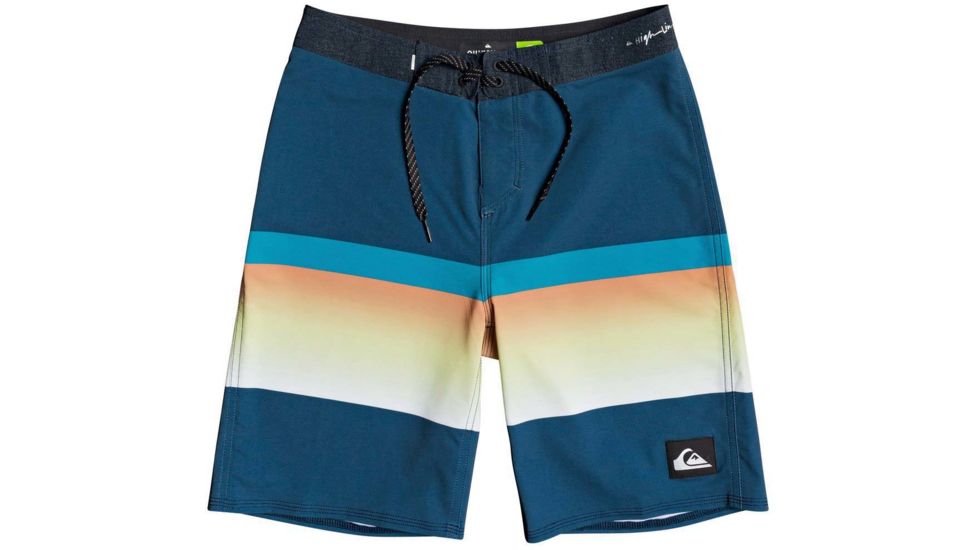 Quiksilver Highline Slab 18 Boardshorts - Boys, Majolica Blue, 26/12, EQBBS03447-BSM6-26/12