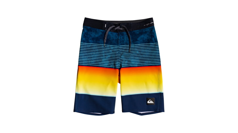 Quiksilver Highline Slab 18 Inch - Boys, Crystal Teal, 25/10, EQBBS03403-BRN6-25/10